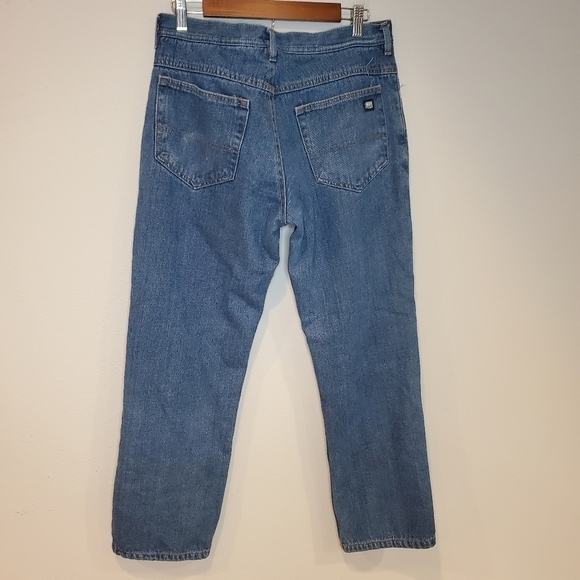 Men's 32 by 32 Black Lined Jeans - Picture 6 of 11